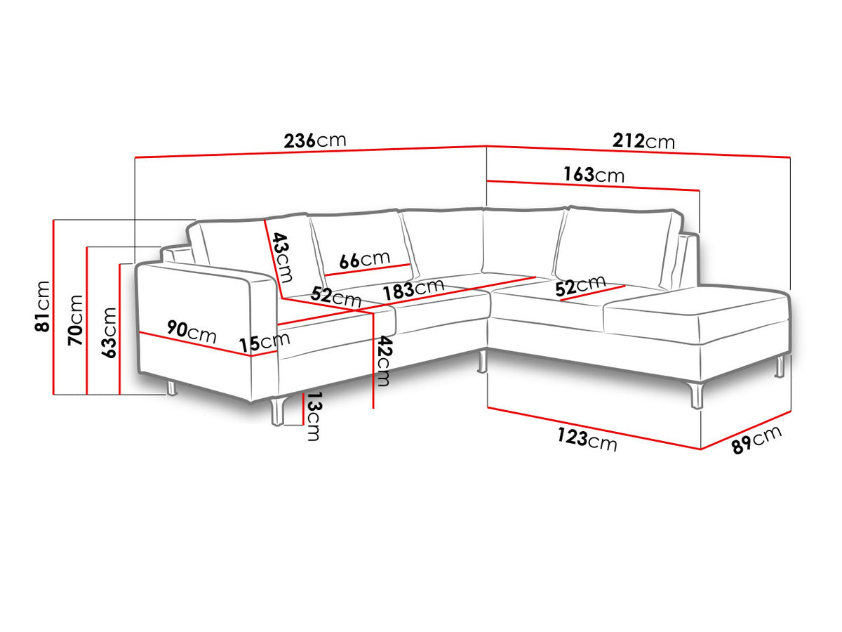 Hjørnesofa Providence 139