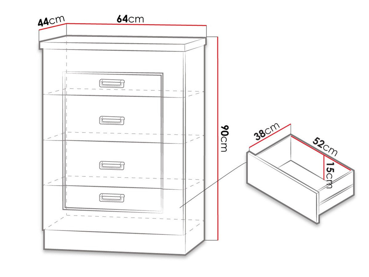 Chest of drawers Stanton B103