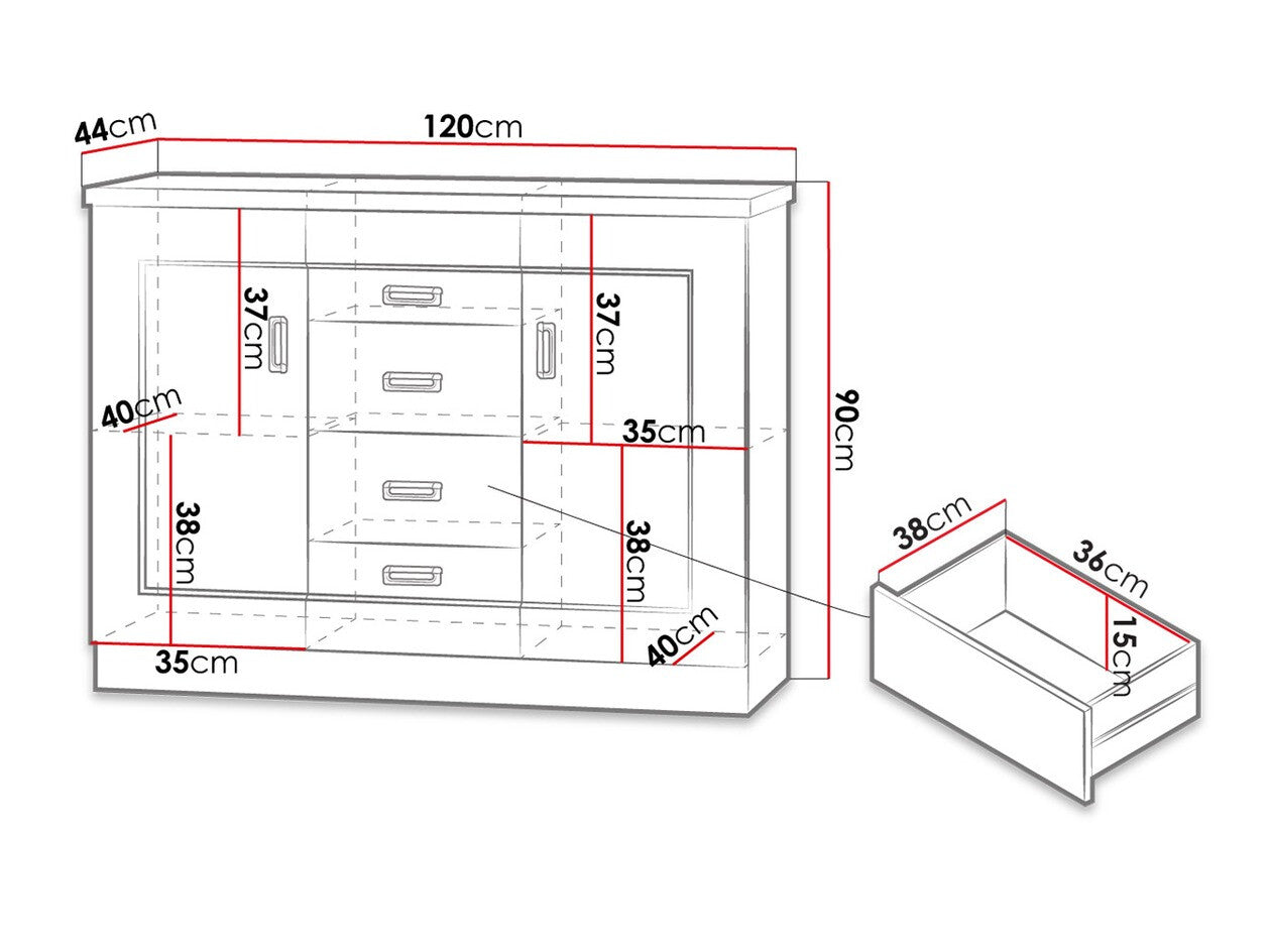 Chest of drawers Stanton B104