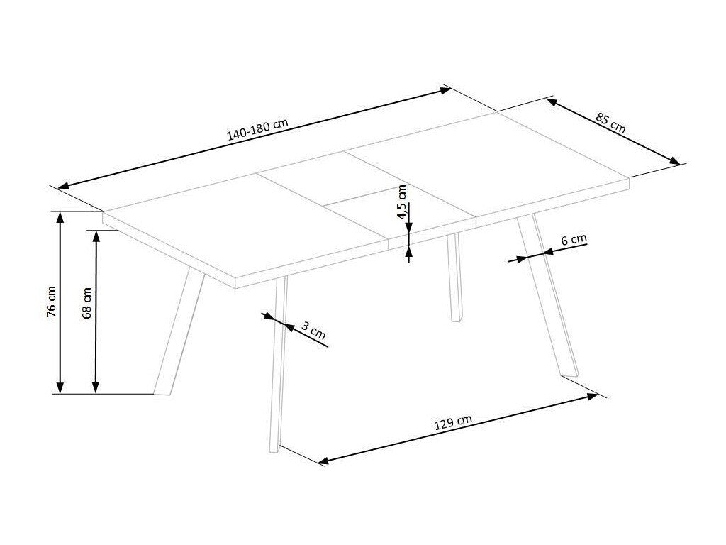 Spisestue-sæt Houston 721