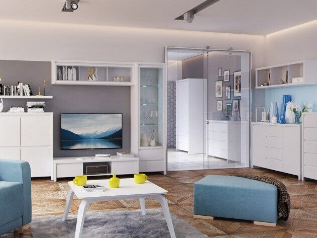 Vægmonteret vitrineskab Nolroma 136