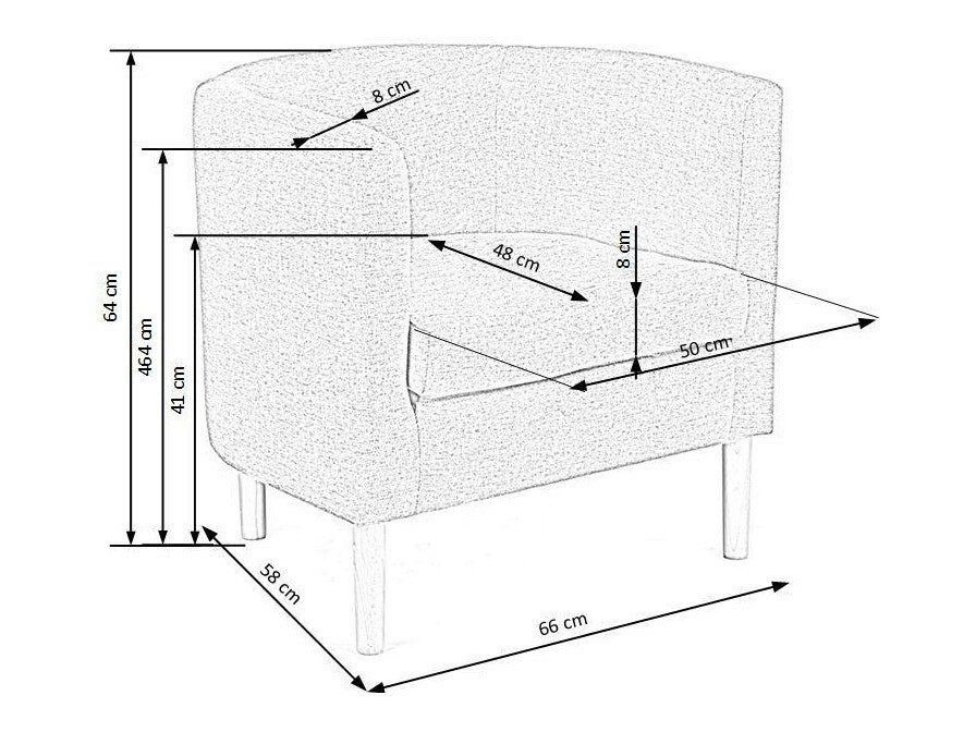 Lænestol Houston 893