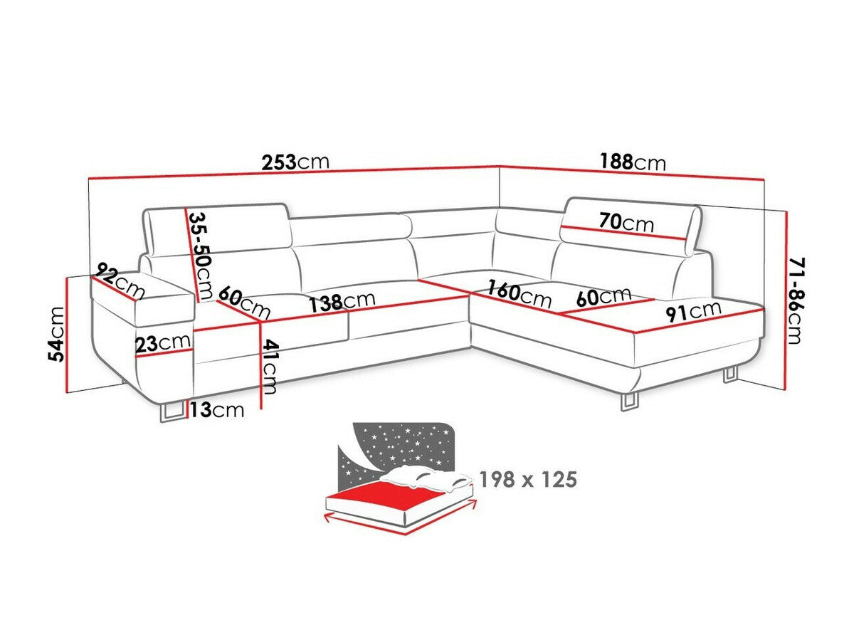 Corner sofa Comfivo 306