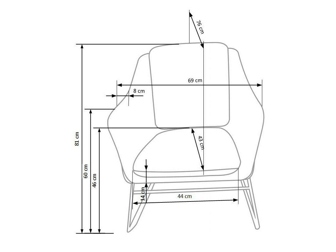 Lænestol Houston 846