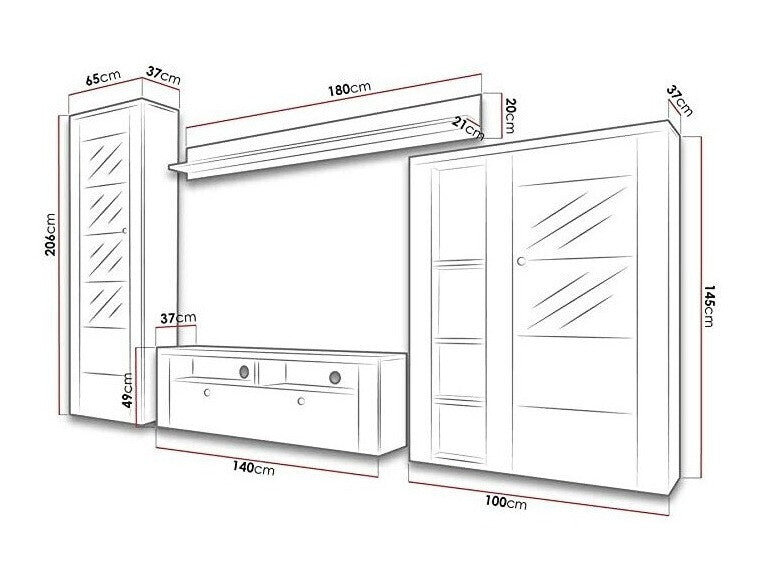 Stuemøbler-sæt Salelbo 118