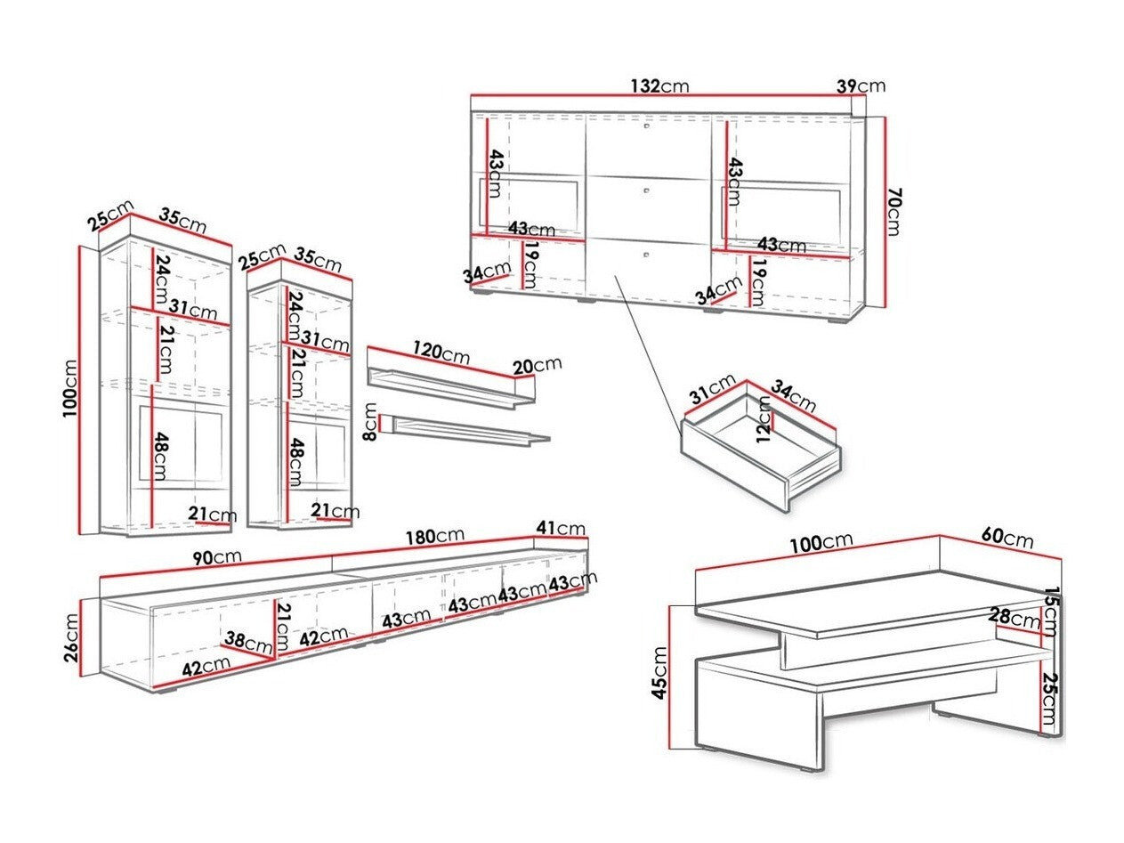 Stuemøbler-sæt Serodeu 104