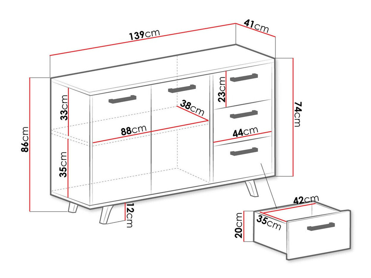 Møbelsæt Honolulu A109