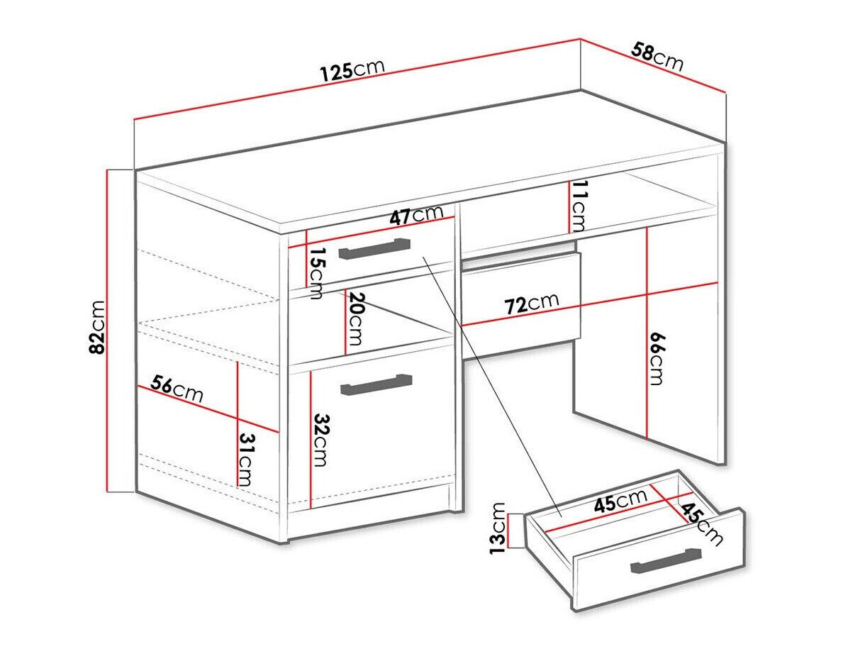Skrivebord Honolulu A105