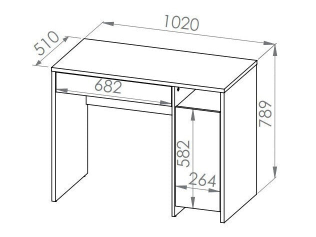Skrivebord Madison 134