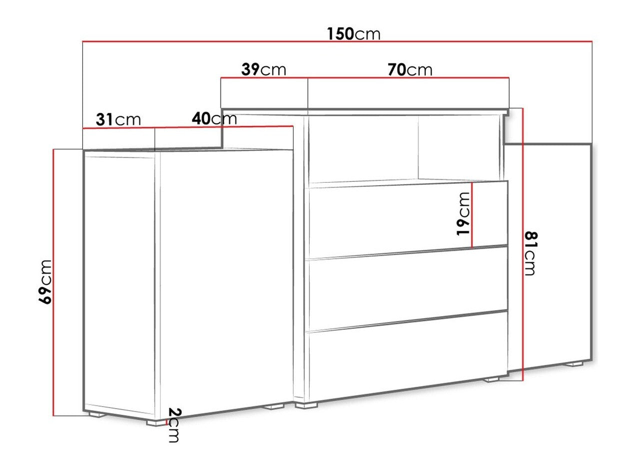 Kommode Sarasota 127