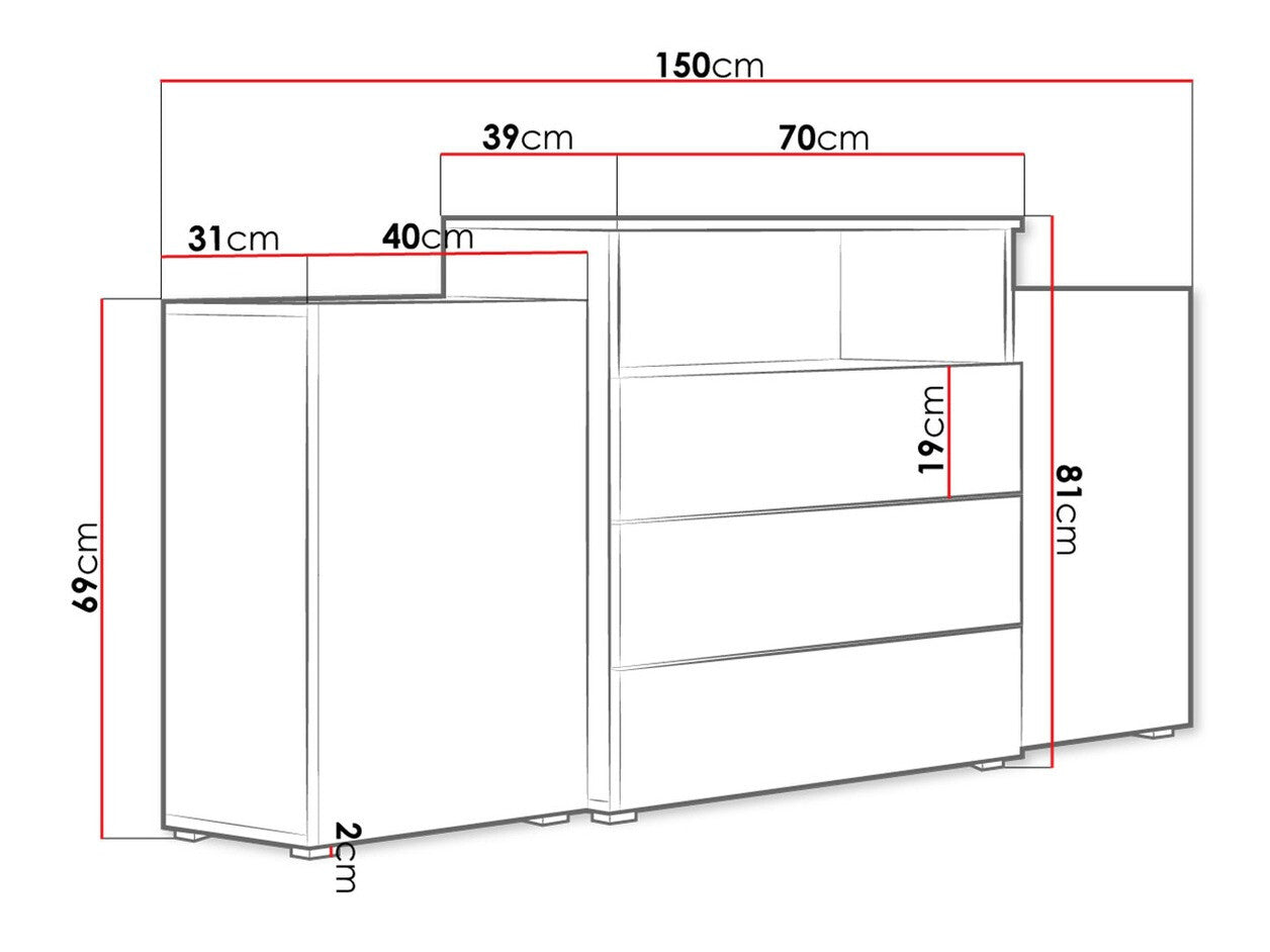 Kommode Sarasota 127