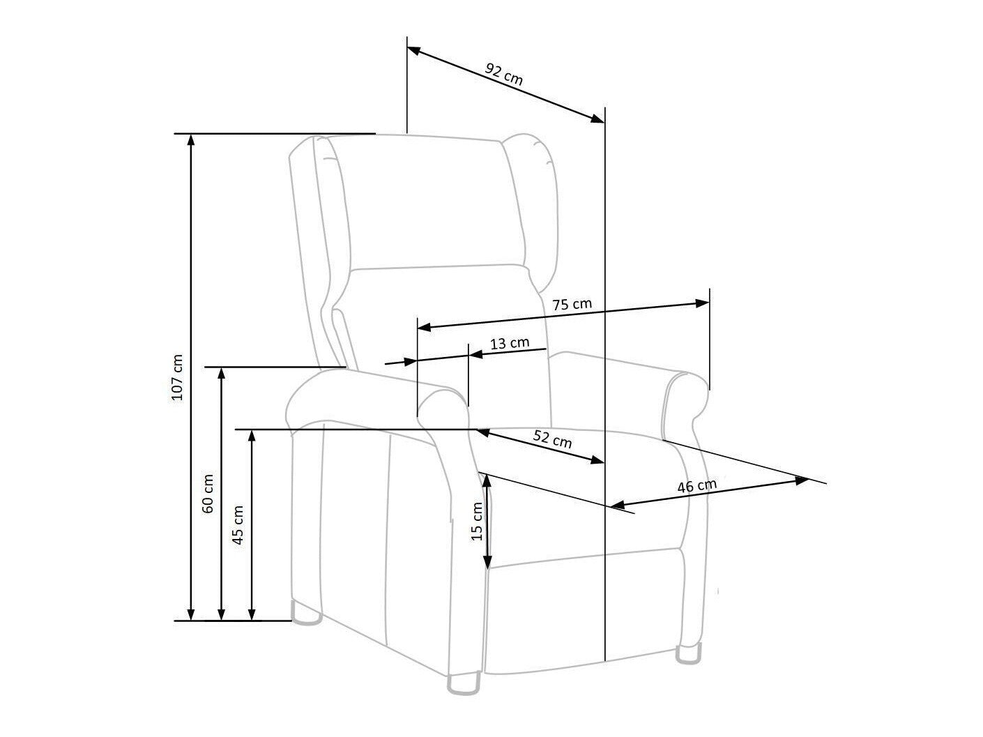 Lænestol Houston 878