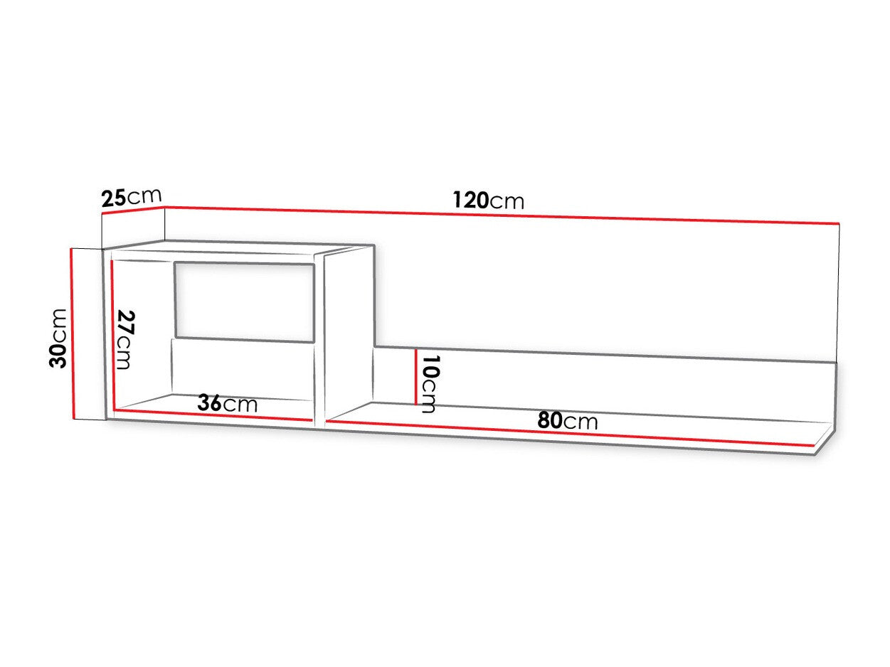 Wall shelf Bedford D103