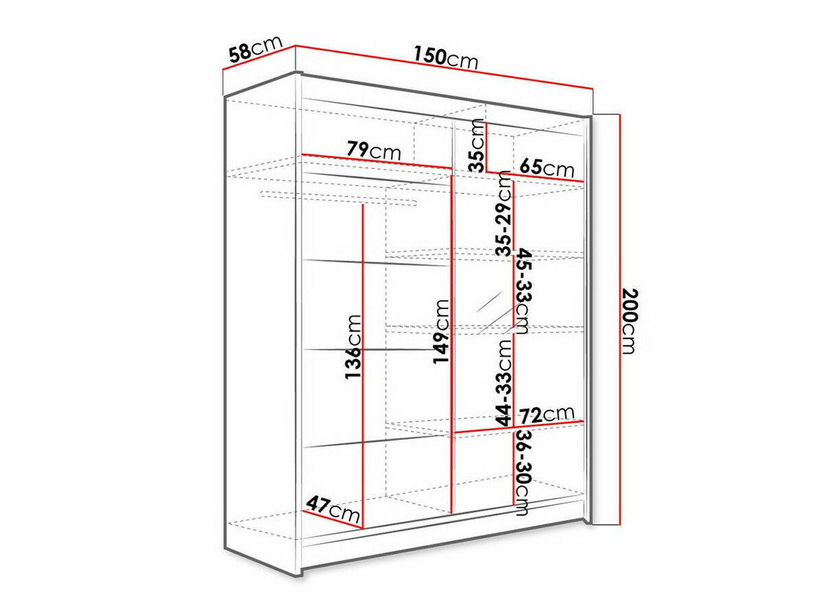 Garderobe Closico 143