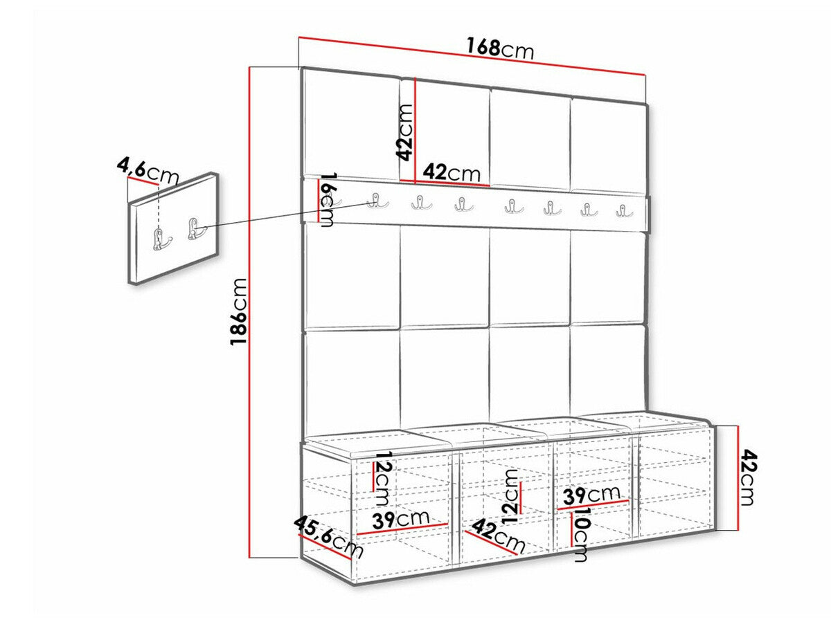 Entrésæt Hartford 268