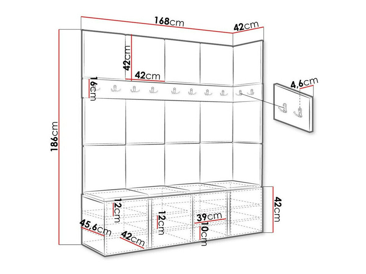 Entrésæt Hartford 265