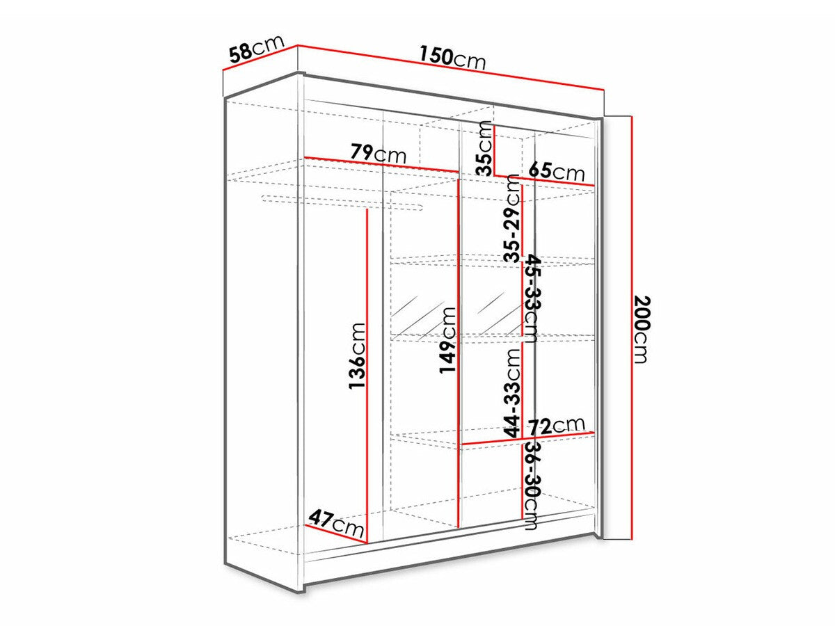 Garderobe Closico 141