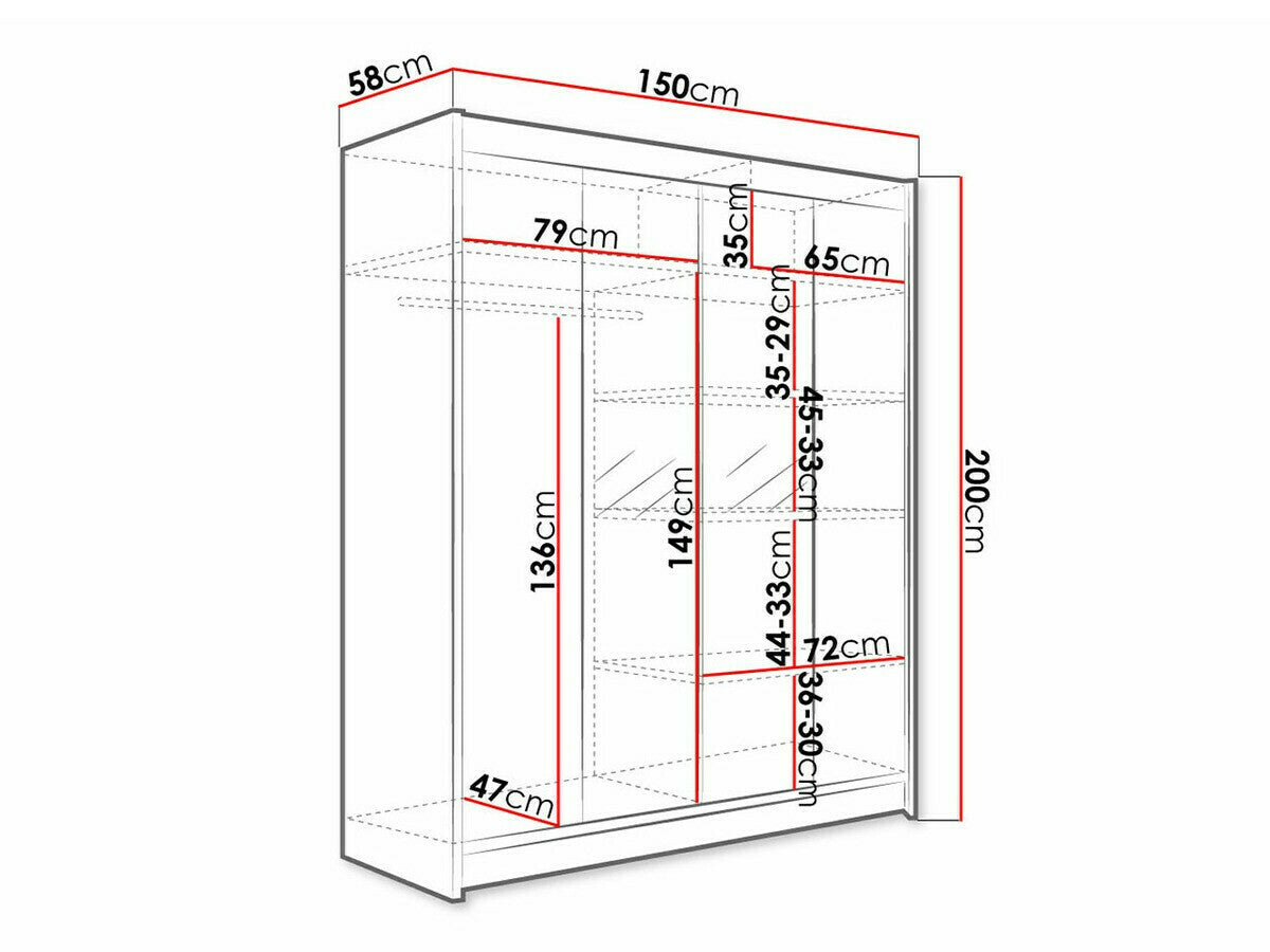Garderobe Closico 141