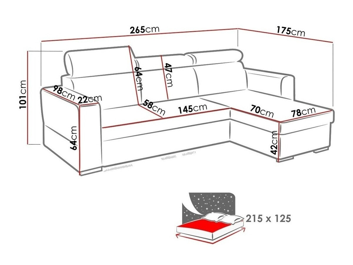 Hjørnesofa Temple 106