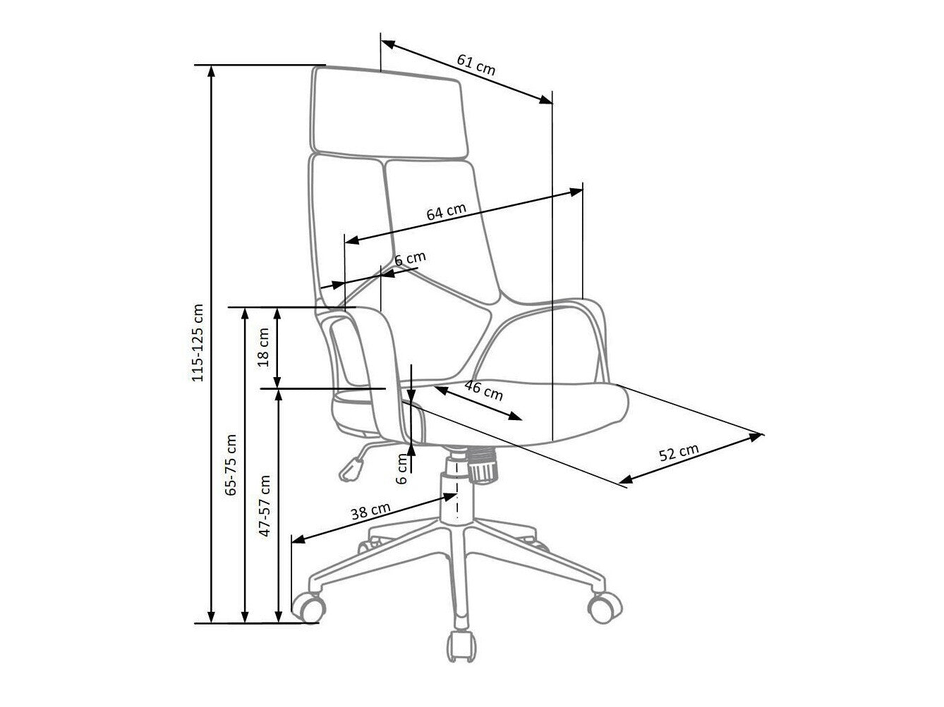 Kontorstol Houston 1201