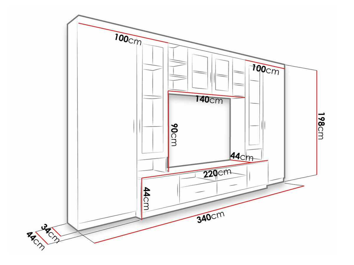 Wall unit Tucson 108