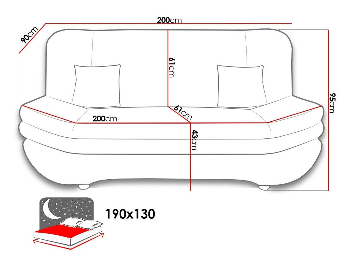 Sovesofa Comfivo 234