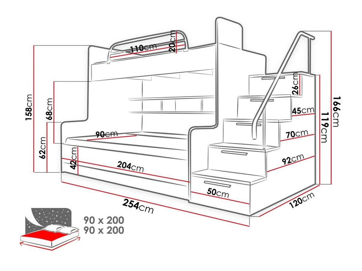 Køjeseng Salmere 111