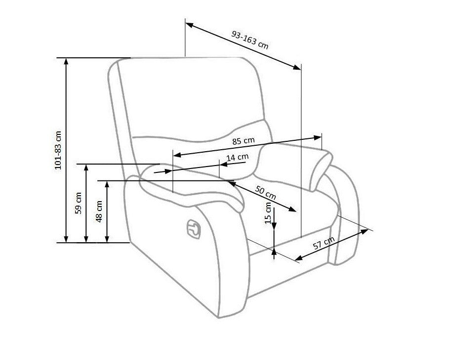Lænestol Houston 564