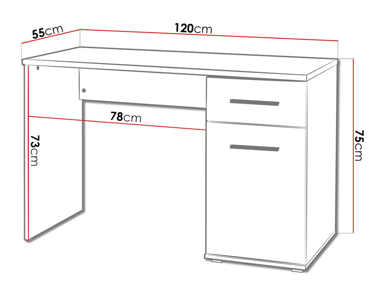 Skrivebord Cirveso 114