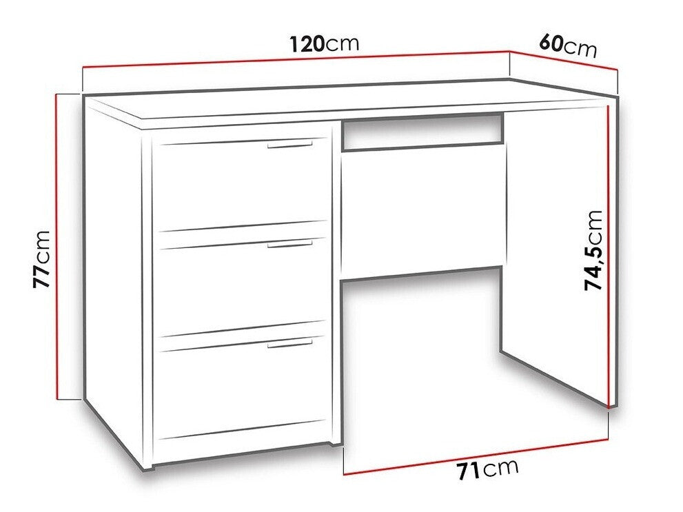 Skrivebord Fivelbo 100