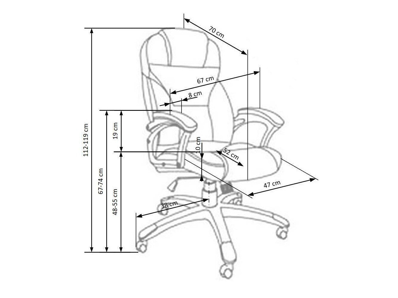 Kontorstol Houston 189