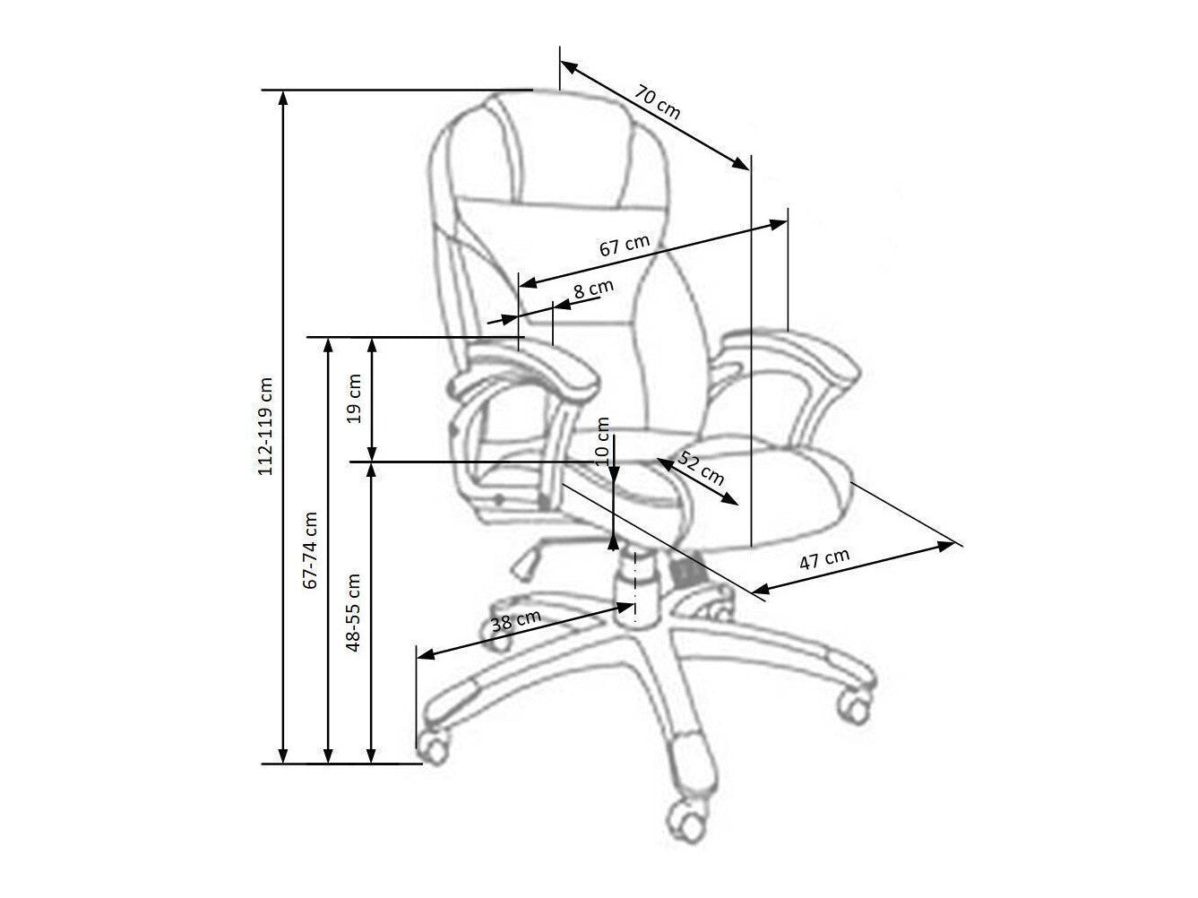 Kontorstol Houston 189