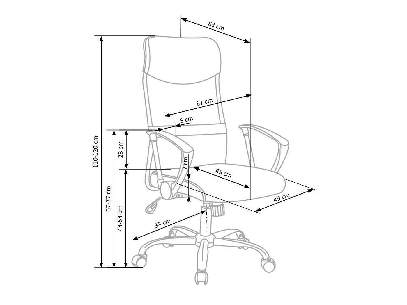 Kontorstol Houston 429