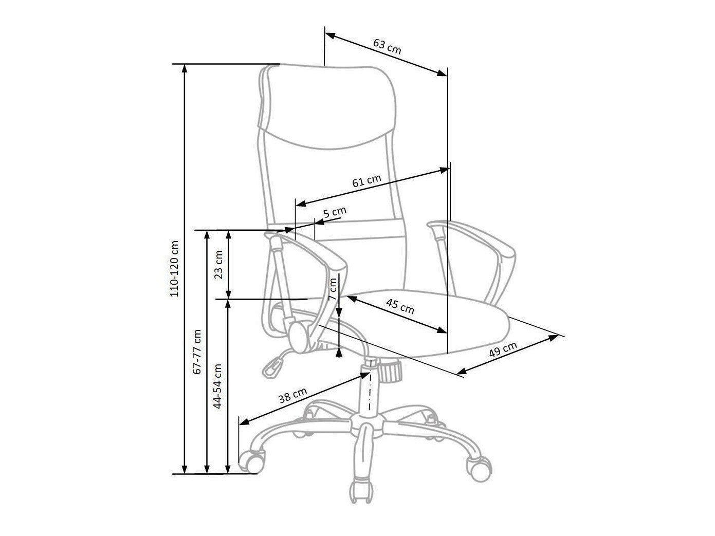 Kontorstol Houston 429