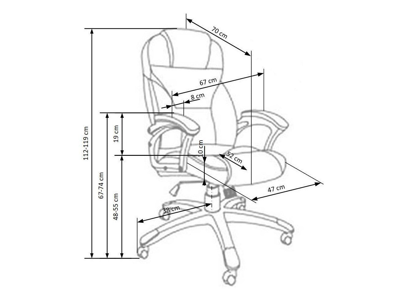 Kontorstol Houston 1048