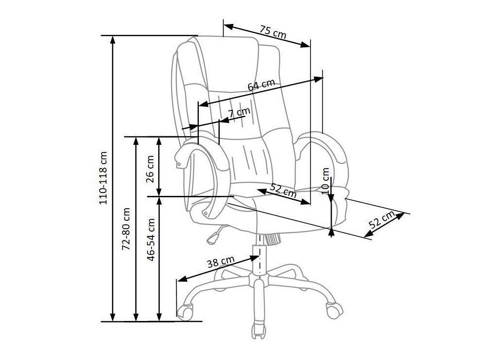 Kontorstol Houston 1087