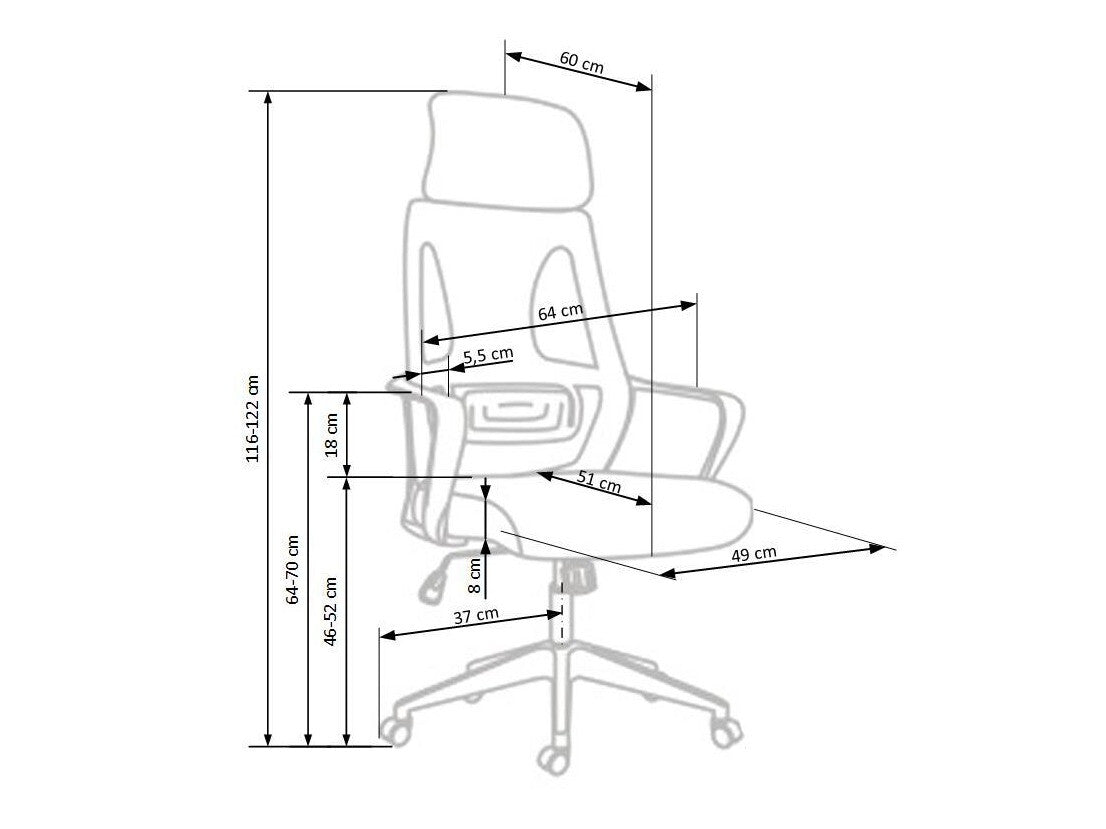Kontorstol Houston 1080