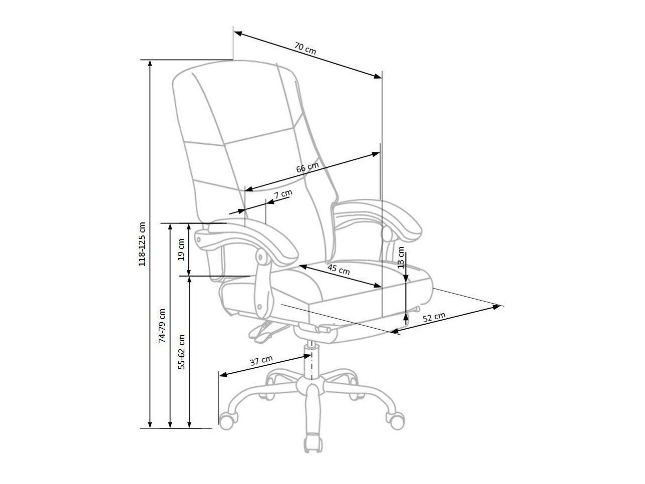 Kontorstol Houston 437