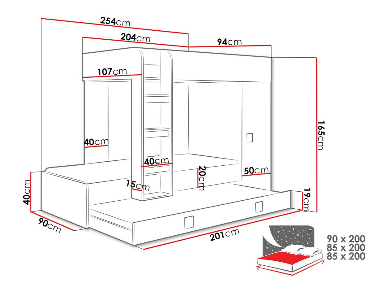 Køjeseng Hartford 191