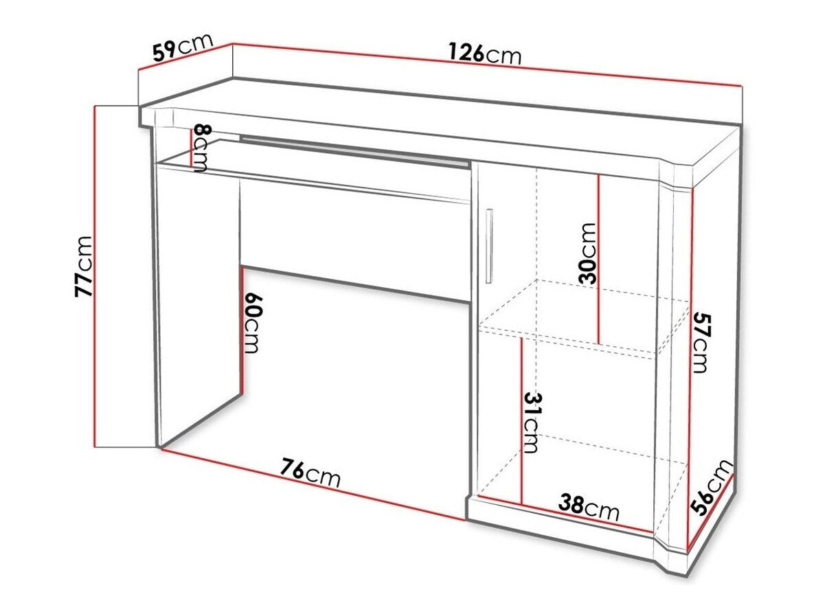 Skrivebord Stanton D112