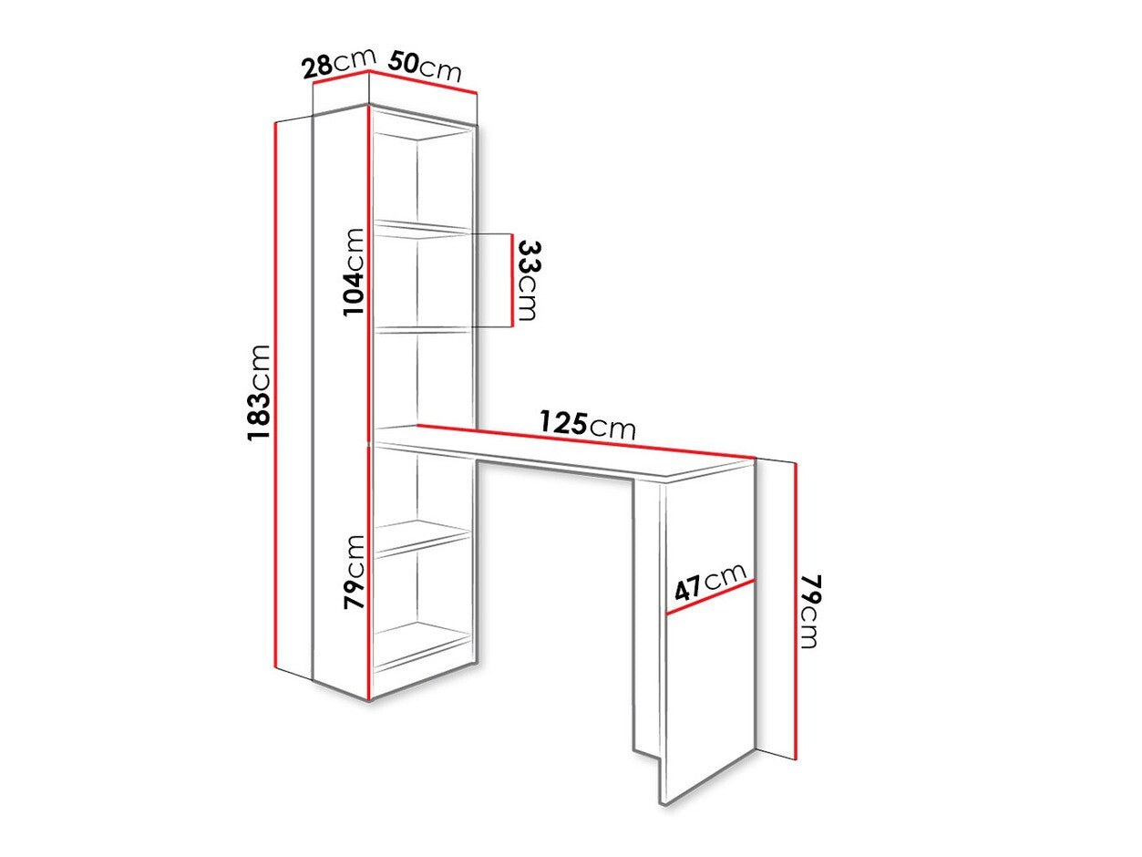 Skrivebord Dover 109