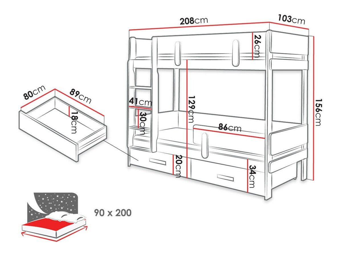 Køjeseng Henderson 144