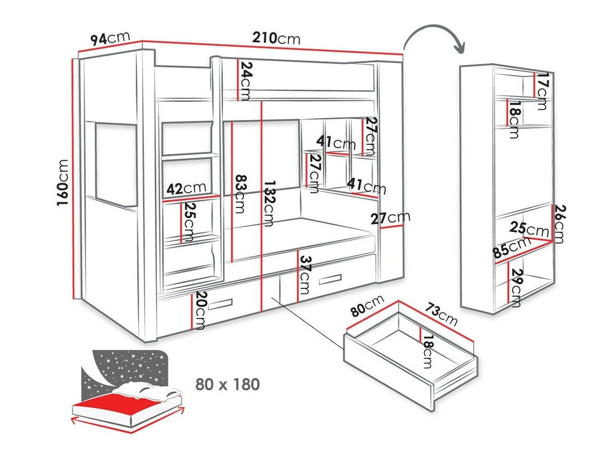 Køjeseng Henderson 141