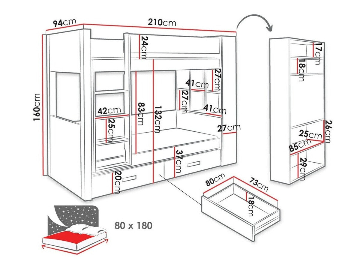 Køjeseng Henderson 141