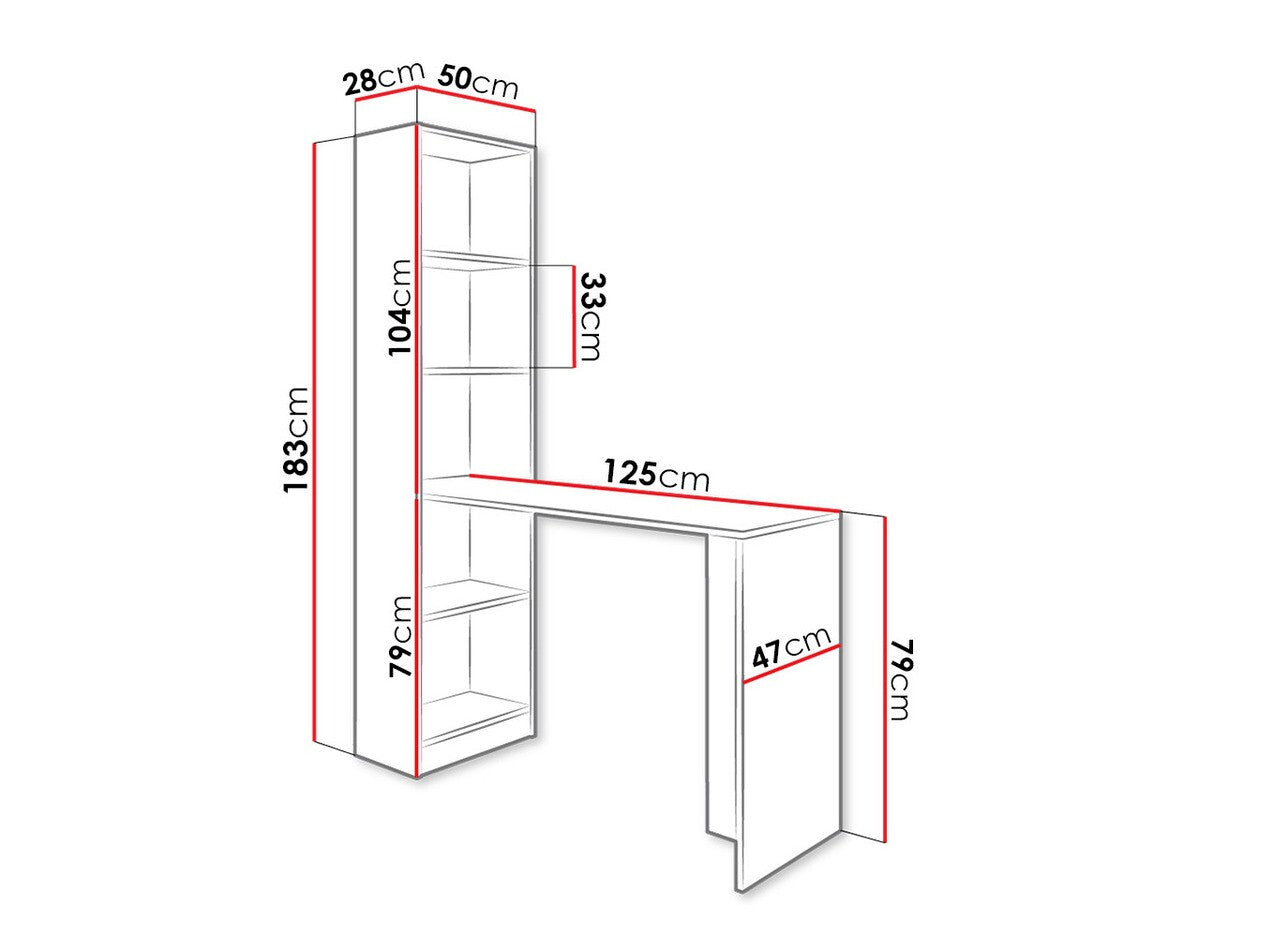 Skrivebord Dover 109