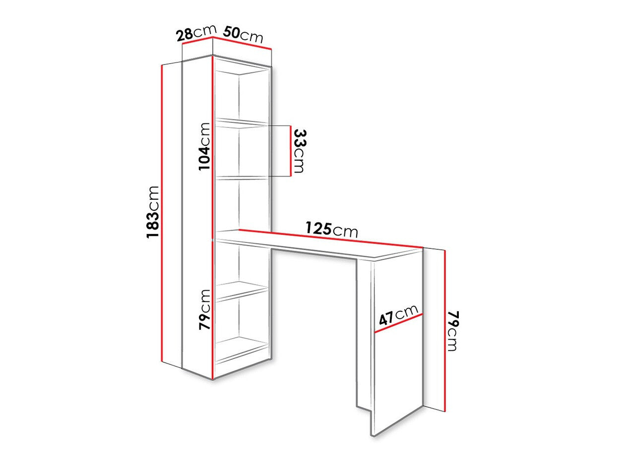 Skrivebord Dover 109