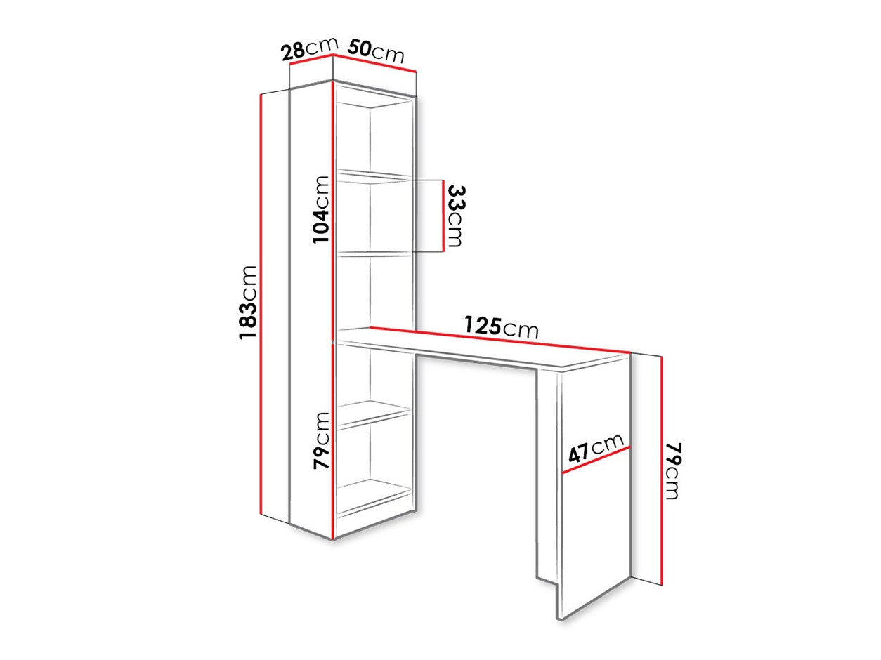 Skrivebord Dover 109