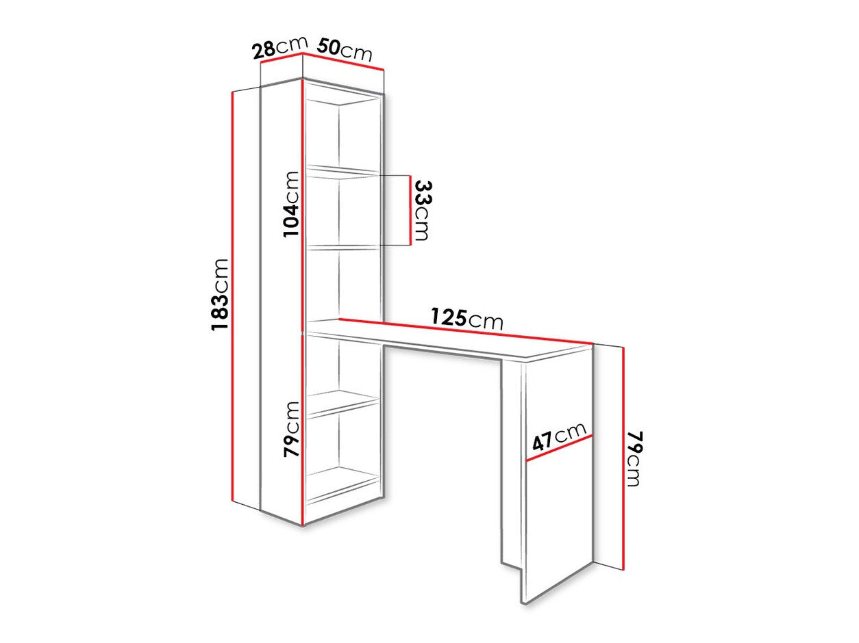 Skrivebord Dover 109