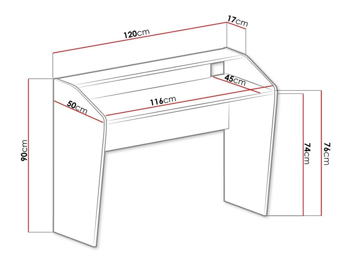 Skrivebord Sorviru 100