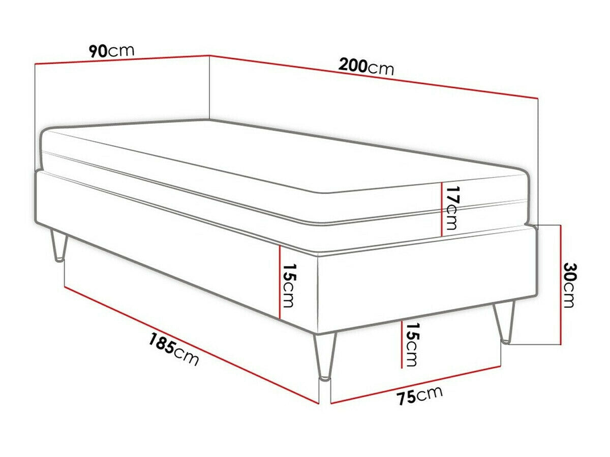 Continental bed Logan 108
